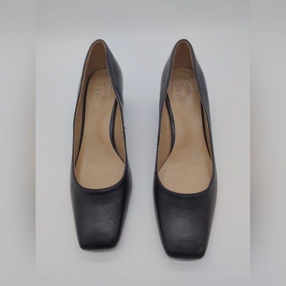 Naturalizer Karina sz 11 Black Women's Heels Pumps Black Leather - Picture 3 of 9